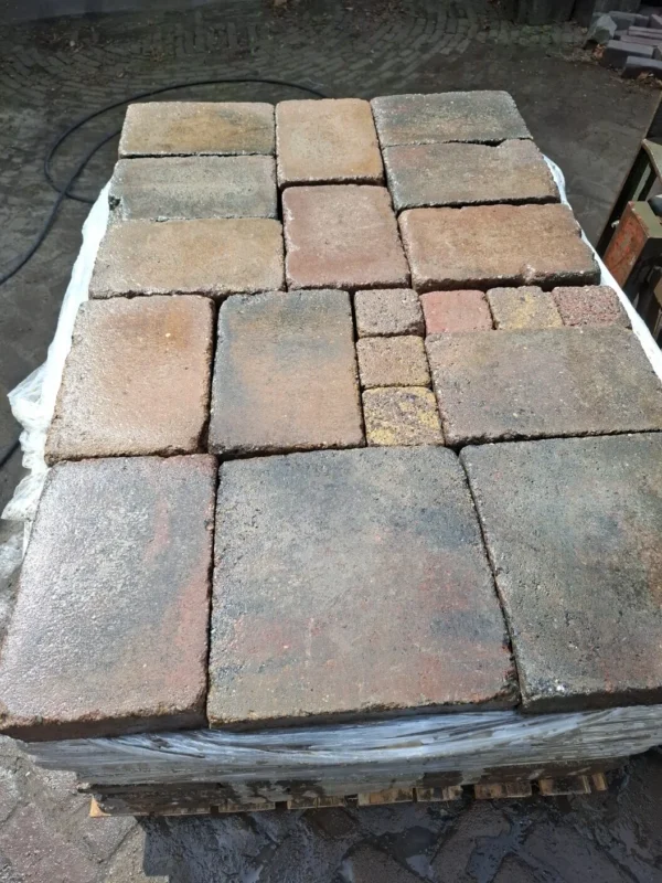 25m² wildverband bont, gebruikt, op pallet