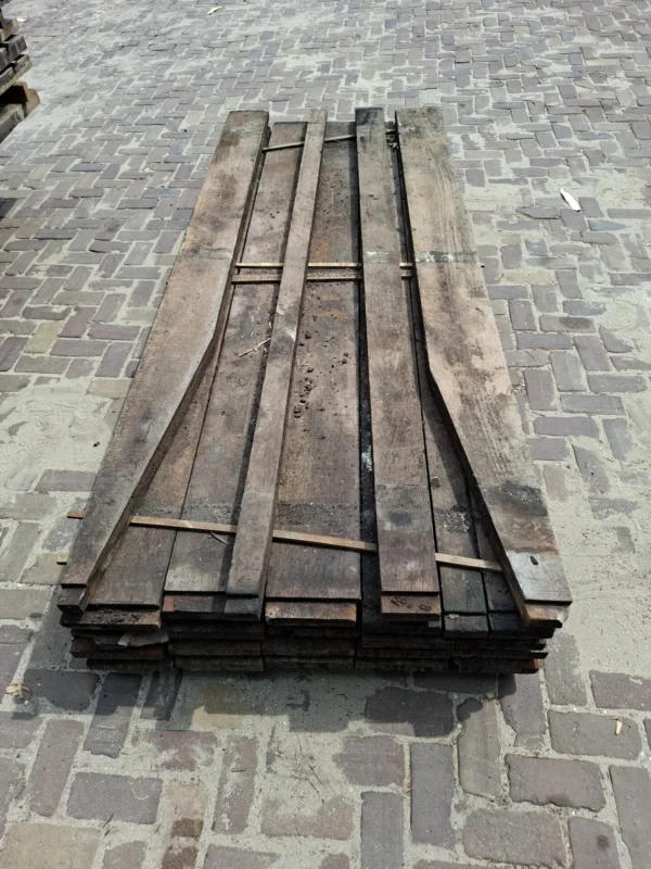 10m² Azobé plank 240cm 5cm dik - Afbeelding 2