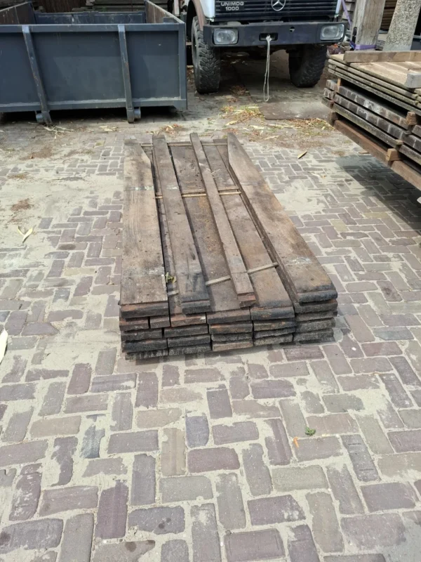10m² Azobé plank 240cm 5cm dik