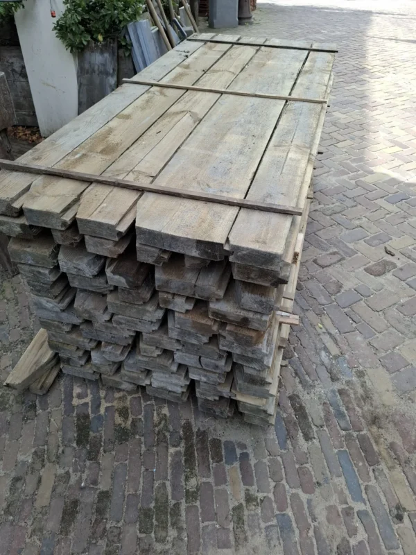 30 werkende meter geimpr. Vloer/damwand plank 6cm