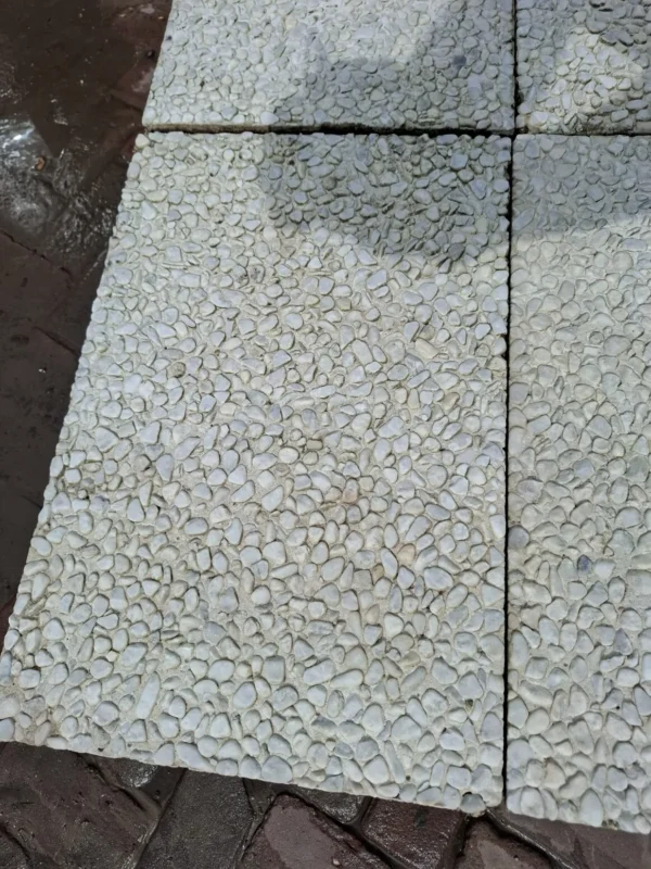 3m² 40x60 grindtegel spierwit, zo goed als nieuw, op pallet - Afbeelding 2