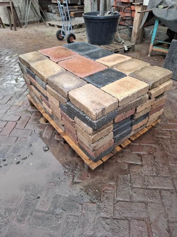 7m² wildverband bont genuanceerd, gebruikt, op pallet - Afbeelding 2