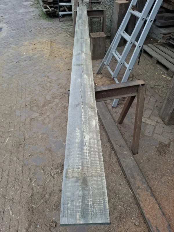 55 stuks Steiger plank vergrijsd, 400cm 19,5x3,3cm - Afbeelding 2