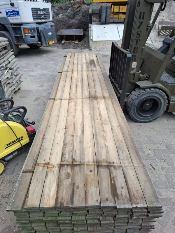 200 stuks tengels 480cm 10x2,3cm