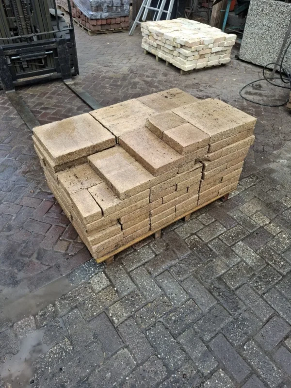 8m² wildverband, geel, gebruikt, op pallet - Afbeelding 2