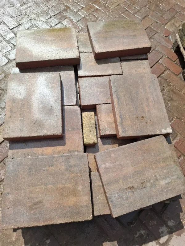 2m² wildverband, paars, gebruikt, op pallet