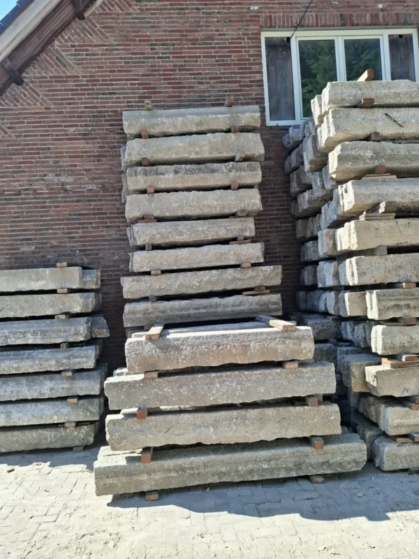1200m¹ natuursteen graniet opsluitband, gesorteerd - Afbeelding 7