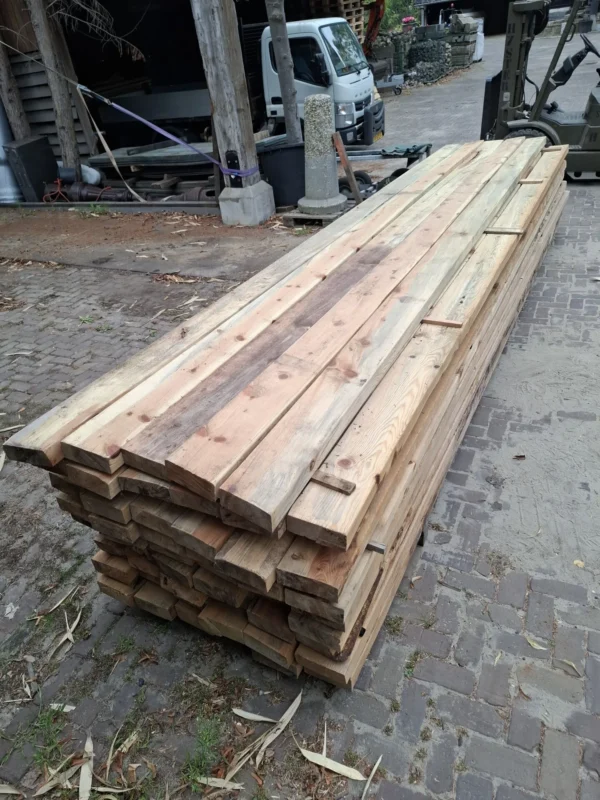 54 stuks grenen balk, 500x17x6,5cm
