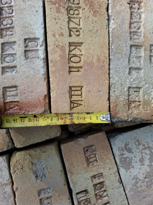 165 stuks vuurvaste metselsteen, taps - Afbeelding 3