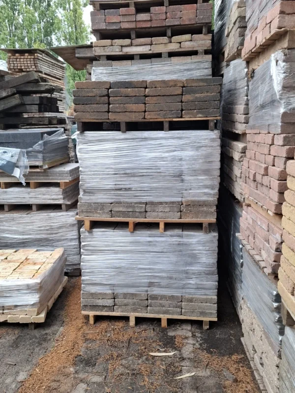 29m² 20x30, oranje/blauw, gebruikt, op pallet - Afbeelding 3