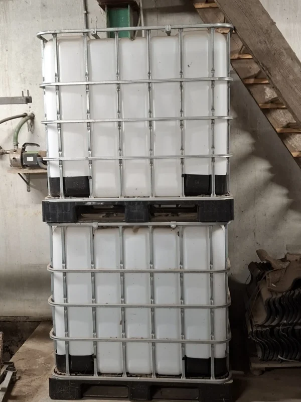 2 stuks Schone 1000l ibc
